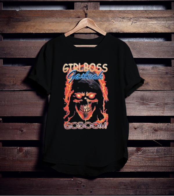 GIRLBOSS GASTEAK FIRE SKULL GOBOOM T-Shirt