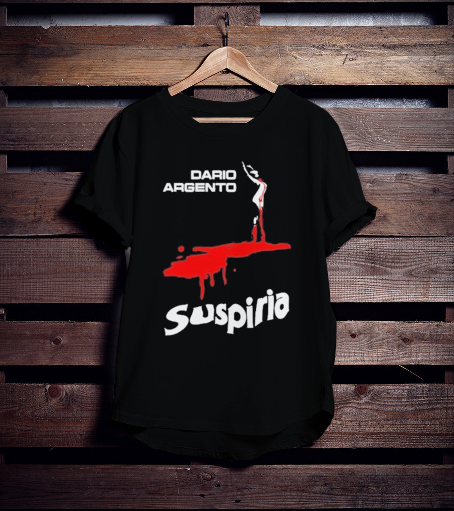 Dario Argento Suspiria Louisa Red Silhouette Blood Splatter T-Shirt
