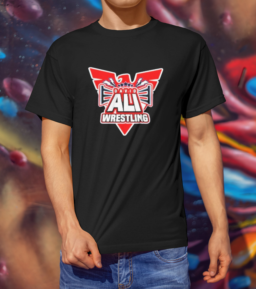 David Ali Wrestling USA Double-sided T-Shirt