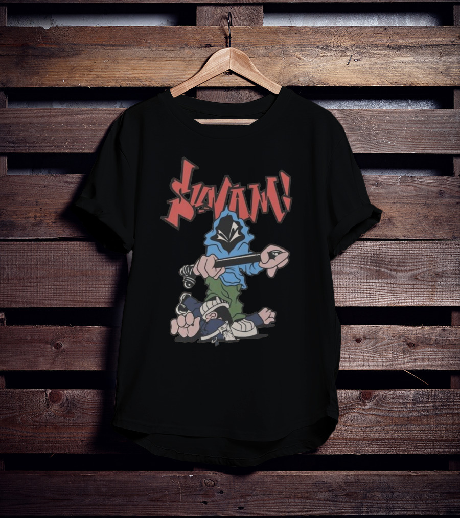 SunamI Billy Club Hoodie Character With Bat T-Shirt