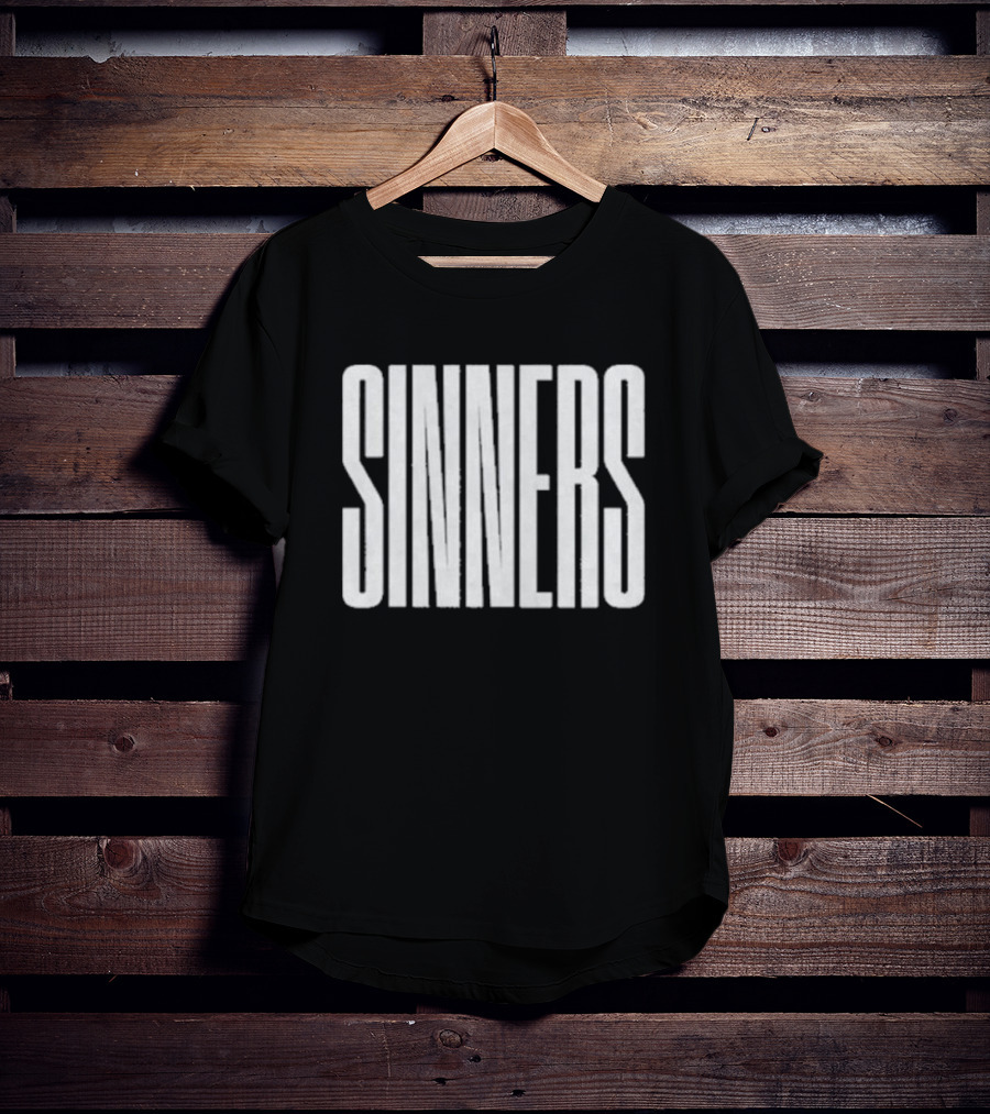 Sinners Sus Boy Sinners Text T-Shirt