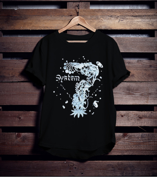 System 7 Unique Floral T-Shirt