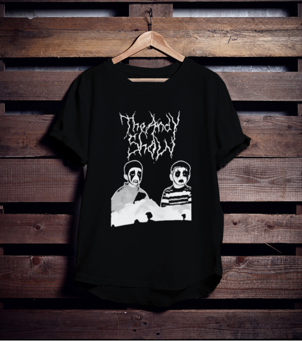 The Andy Show Corpse Paint Black Metal Duo T-Shirt