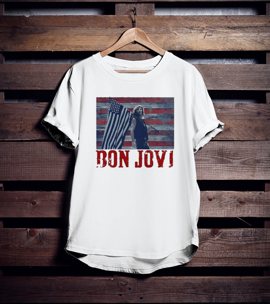 Bon Jovi American Flag T-Shirt