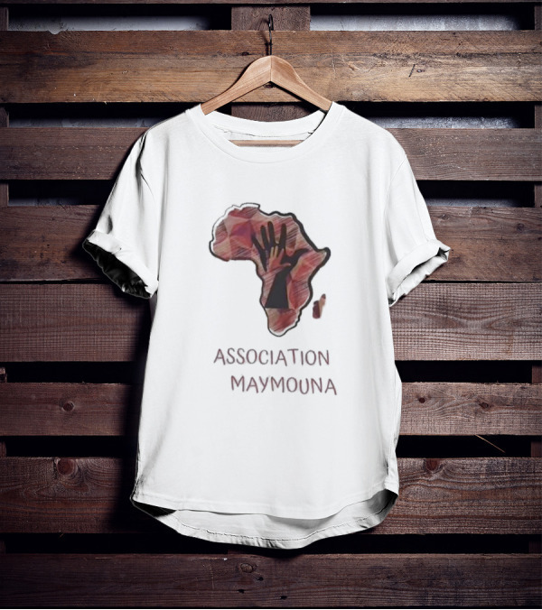 Association Maymouna Africa Map With Hand T-Shirt