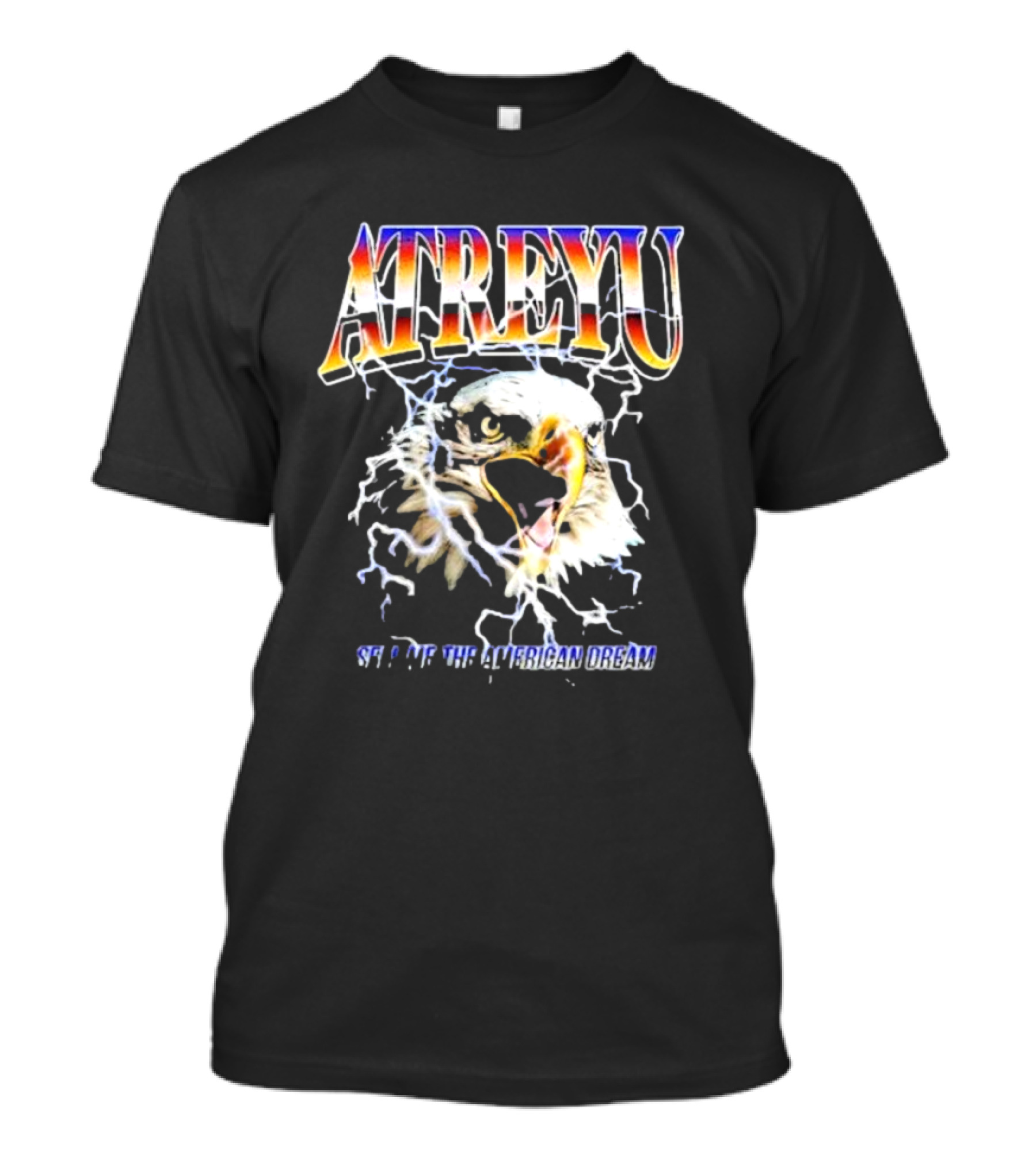 ATREYU Set Me The American Dream Eagle Lightning T-Shirt