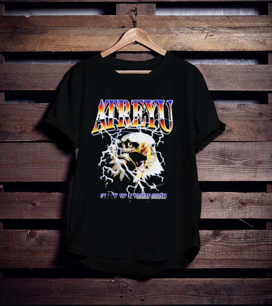 ATREYU Set Me The American Dream Eagle Lightning T-Shirt