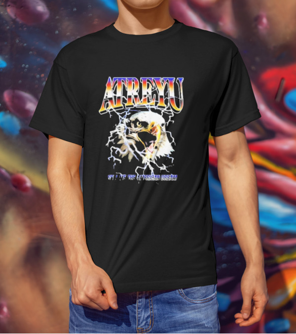 ATREYU Set Me The American Dream Eagle Lightning T-Shirt
