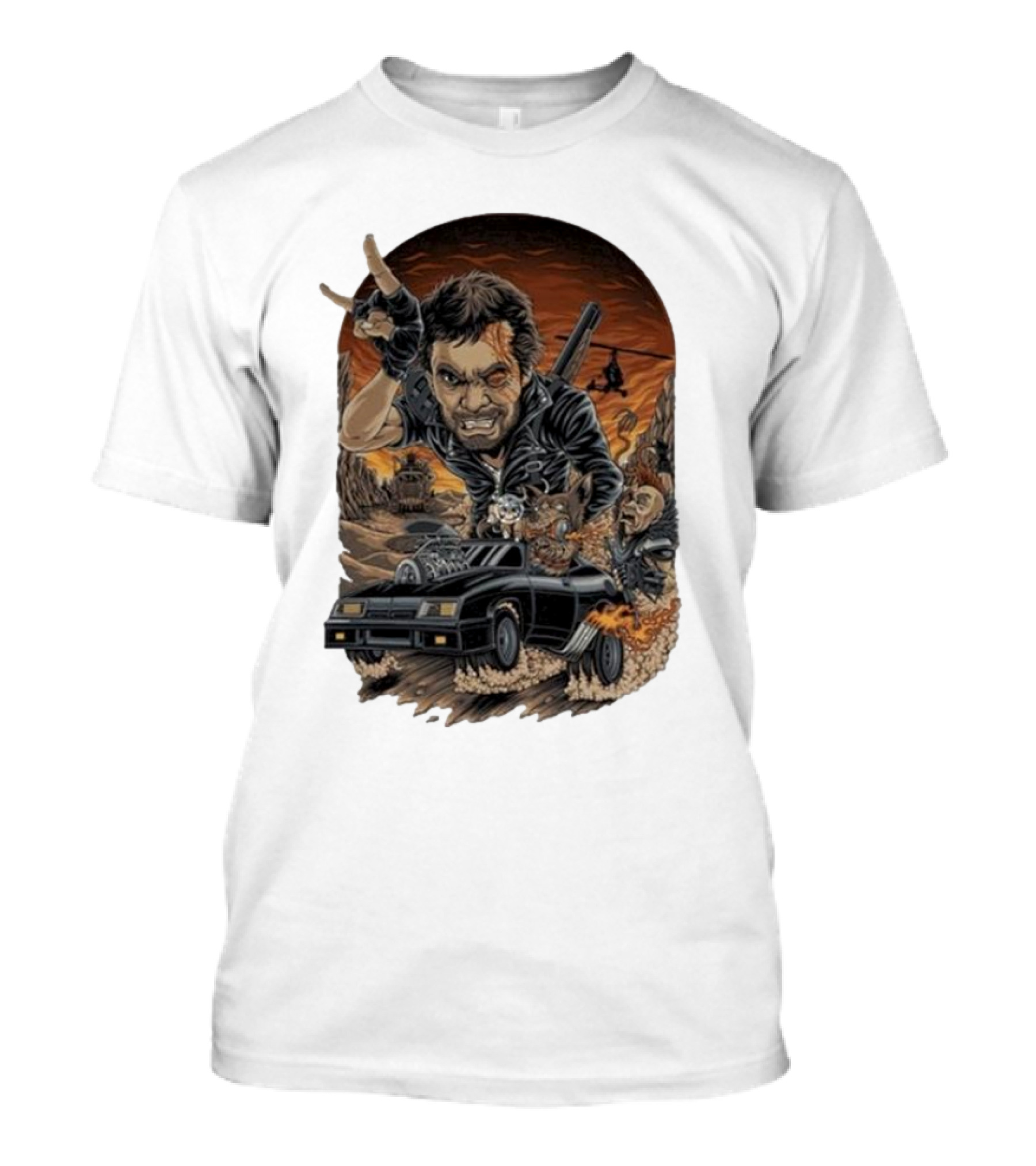 Krisna Okky Mad Max Apocalyptic Road Warrior Scene T-Shirt