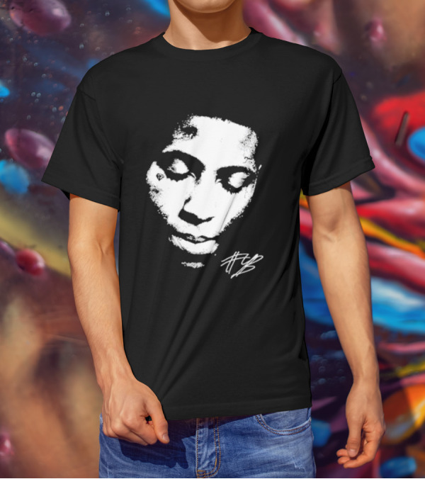 Never Broke Again Lonely Child NBA YoungBoy Signature Black And White Face T-Shirt