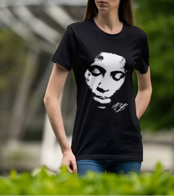 Never Broke Again Lonely Child NBA YoungBoy Signature Black And White Face T-Shirt