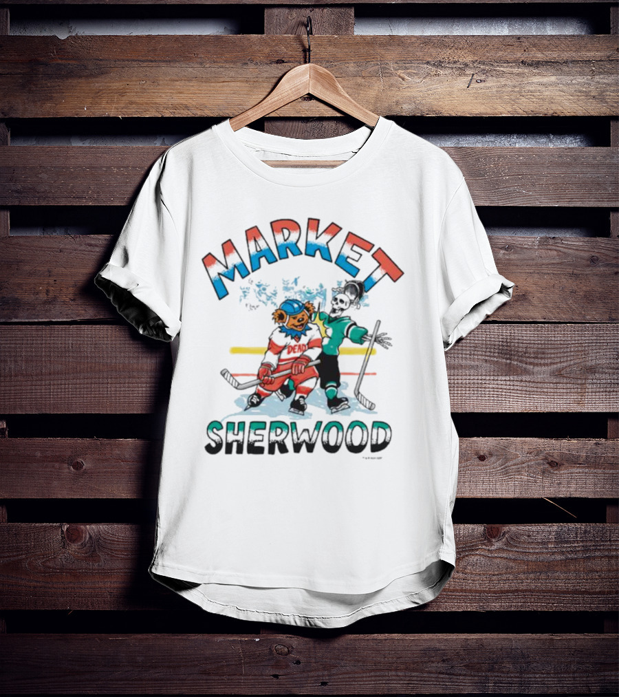 Sherwood Gd Bender Market Hockey Bear T-Shirt