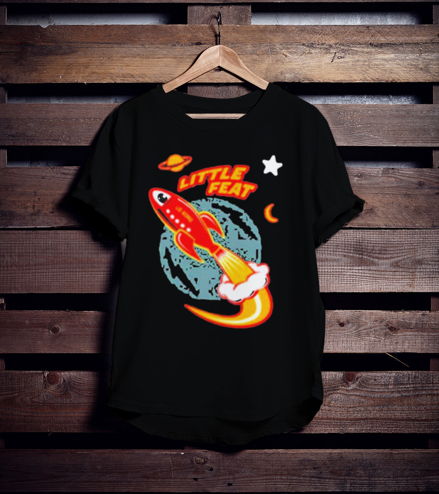 Little Feat Rocketship Planetary Adventure T-Shirt