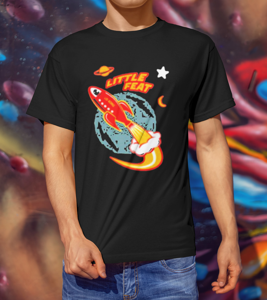 Little Feat Rocketship Planetary Adventure T-Shirt