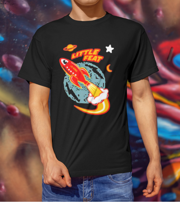 Little Feat Rocketship Planetary Adventure T-Shirt