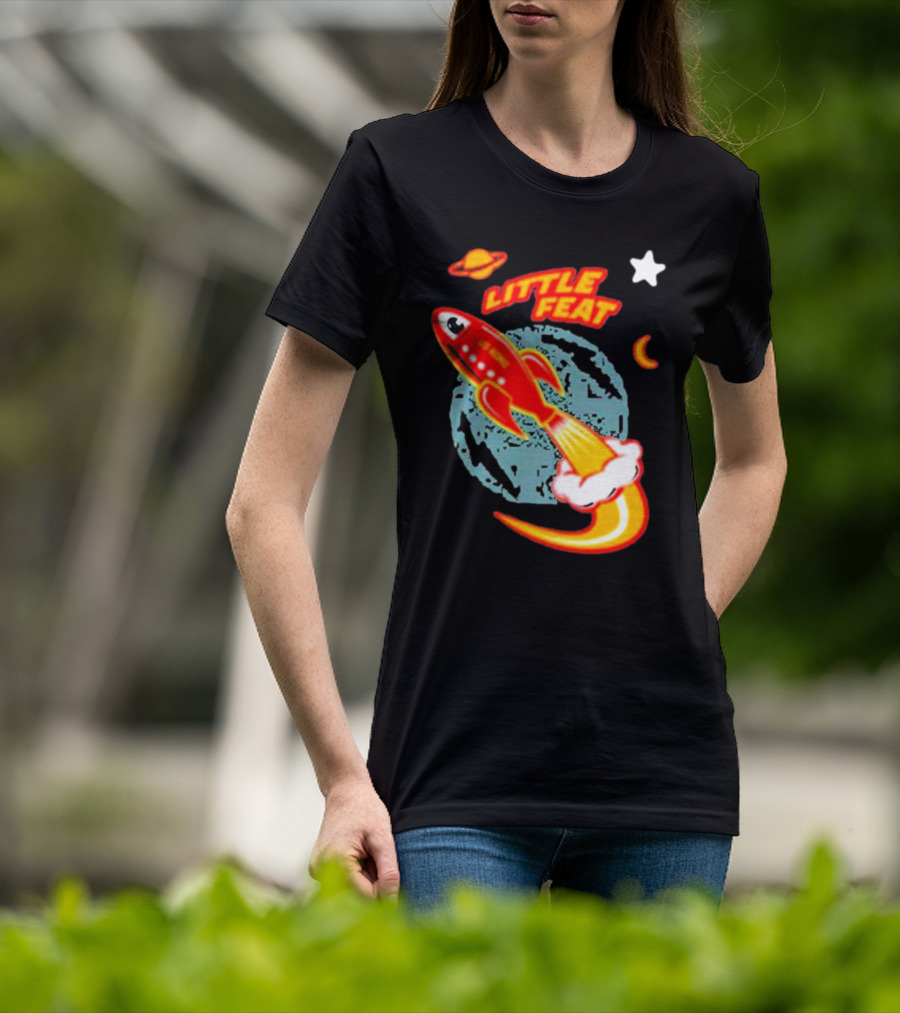 Little Feat Rocketship Planetary Adventure T-Shirt