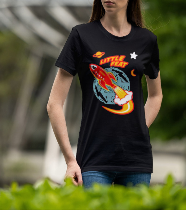 Little Feat Rocketship Planetary Adventure T-Shirt