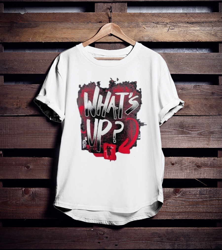 What's Up Bold Graphic R-Truth T-Shirt