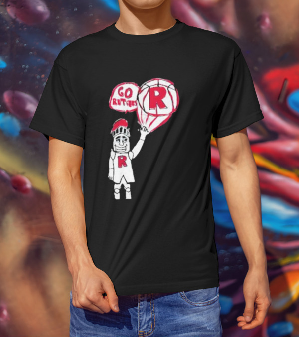 Rutgers Mbb The Blackout Go Rutgers Basketball Knight T-Shirt
