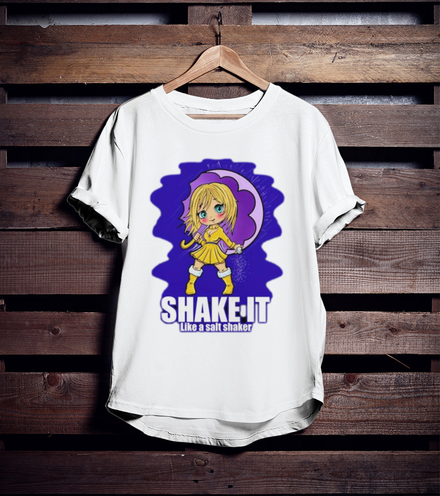 SHAKE IT Like A Salt Shaker Anime Girl T-Shirt