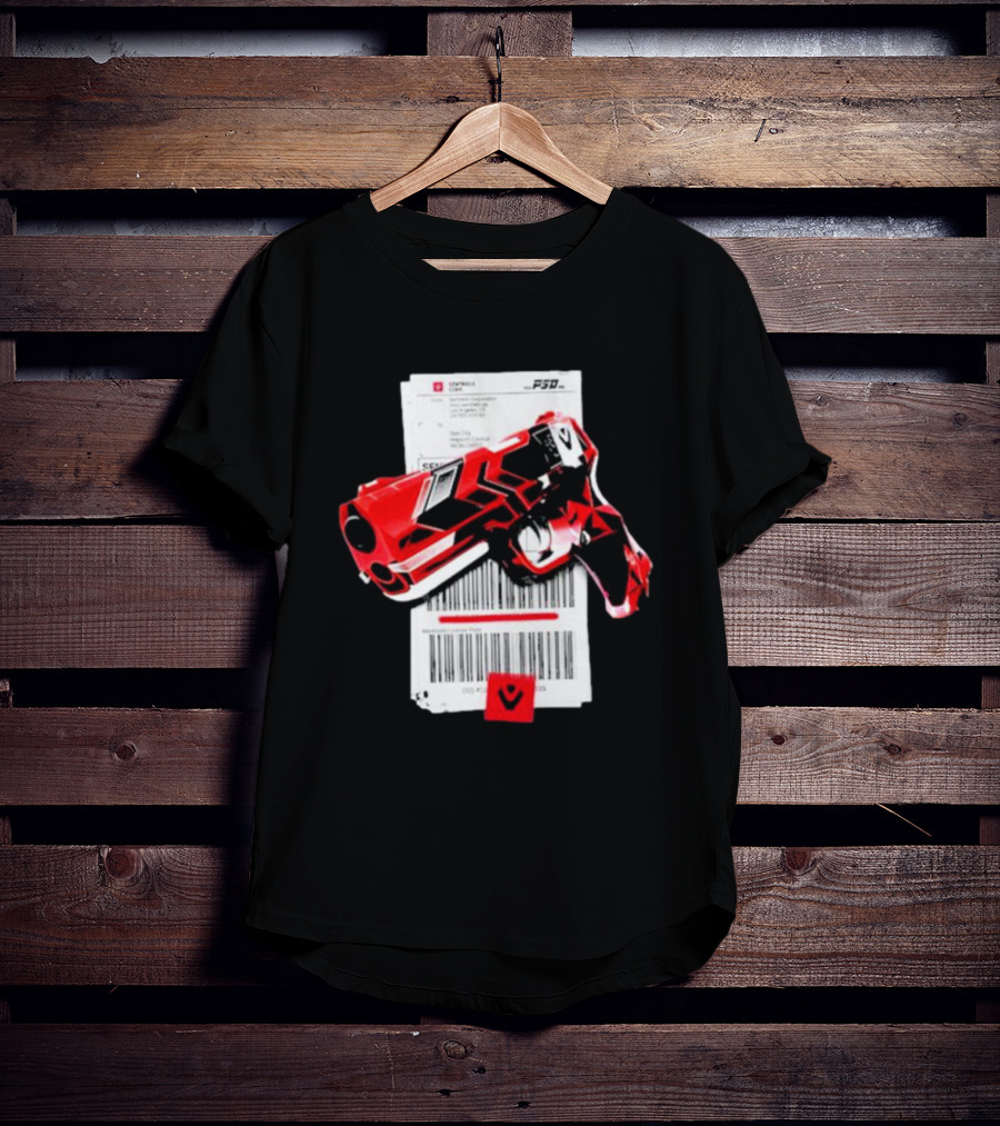 Sentinels Pistol Barcode PSD Capsule T-Shirt