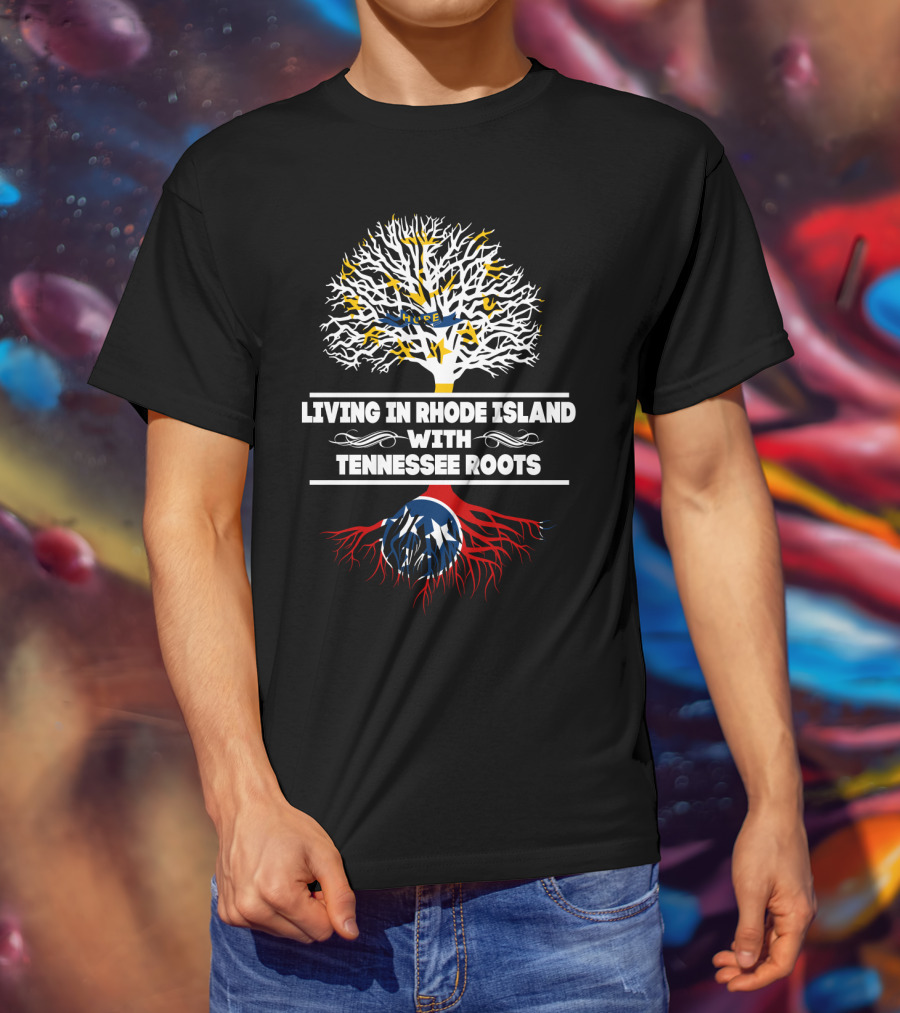 Rhode Island Life Tennessee Tree Roots T-Shirt