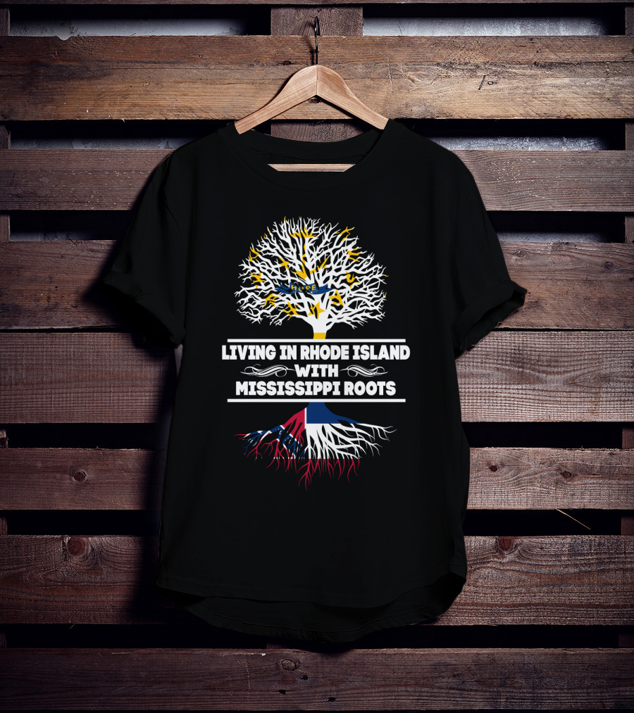 Rhode Island Life Mississippi Heritage Tree T-Shirt
