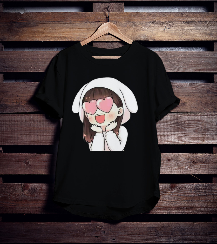 Chibi Totoro My Neighbor Totoro Slim Fit Mens Printed Sale Heart Eyes T-Shirt