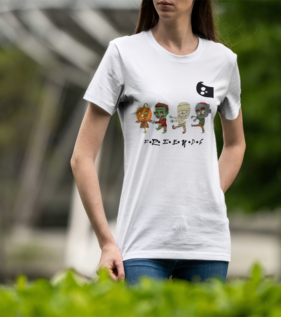 FRIENDS Horror Characters Abbey Road T-Shirt