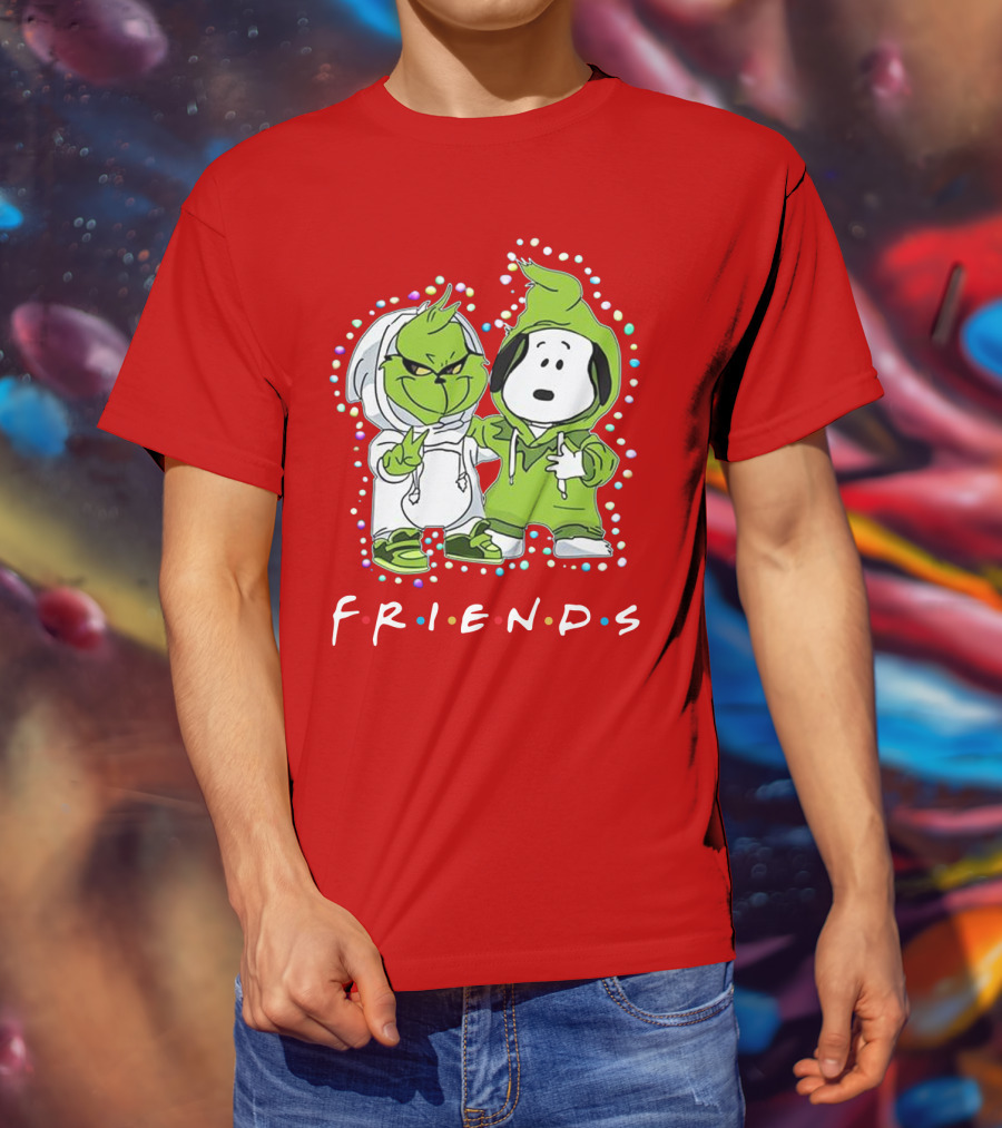 Baby Snoopy And Grinch Friends TV Show Hoodie Characters T-Shirt