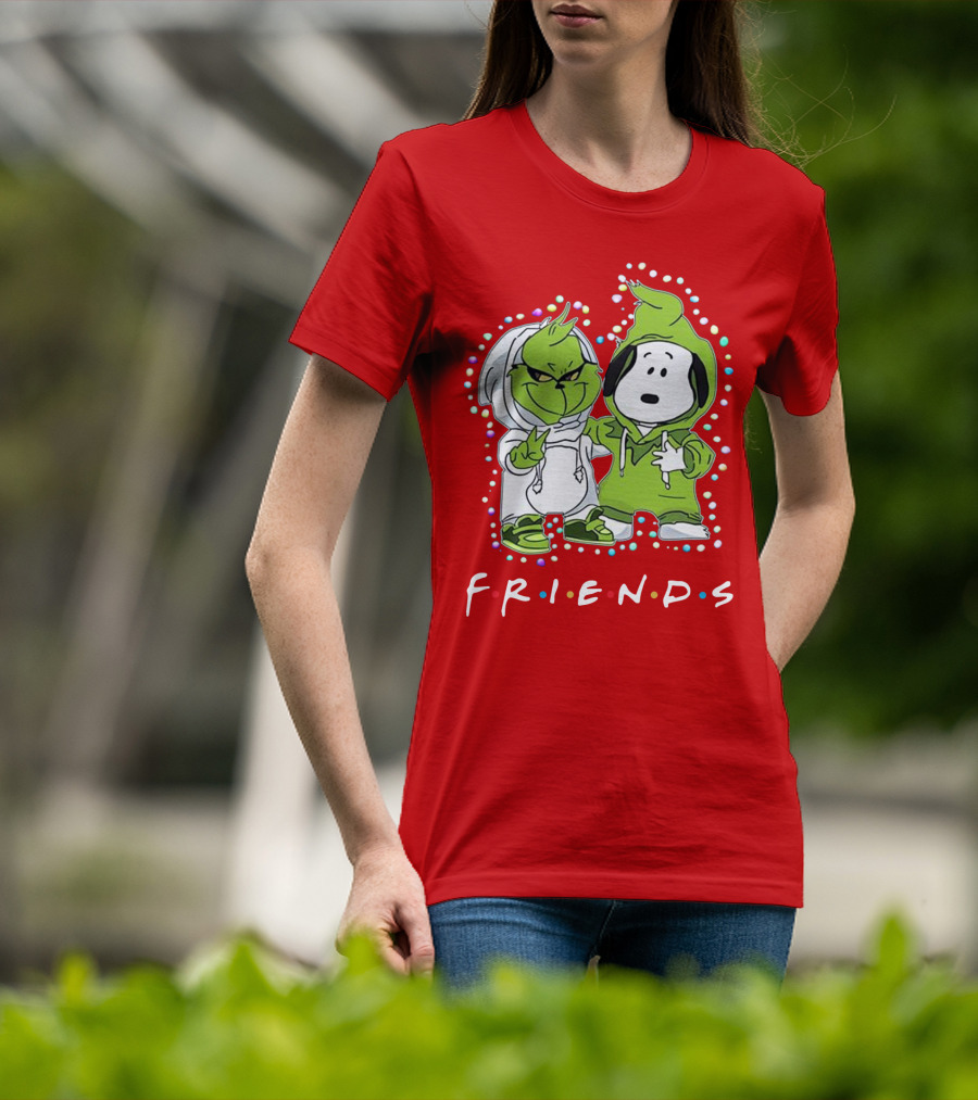 Baby Snoopy And Grinch Friends TV Show Hoodie Characters T-Shirt