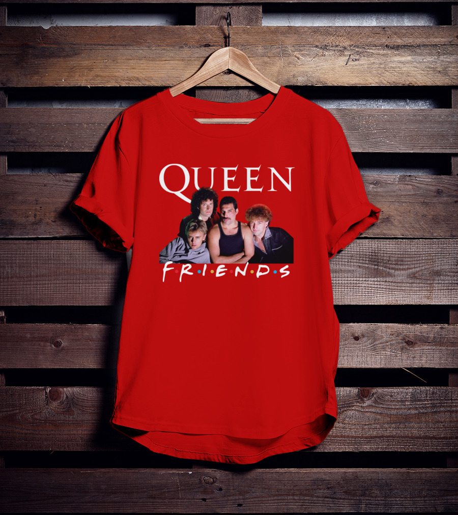 Queen Band Friends TV Show Mashup T-Shirt