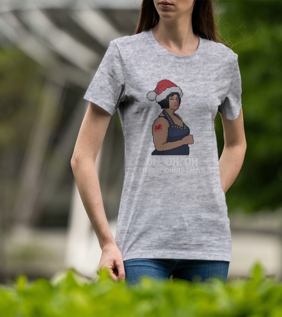 Nessa Oh Oh Oh Merry Christmas Santa Hat Jumper T-Shirt