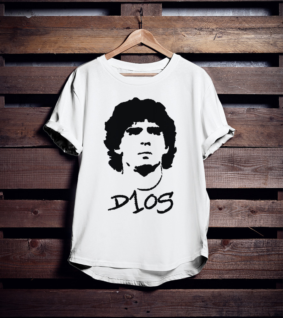 Diego Maradona D1OS Iconic Portrait Legend T-Shirt