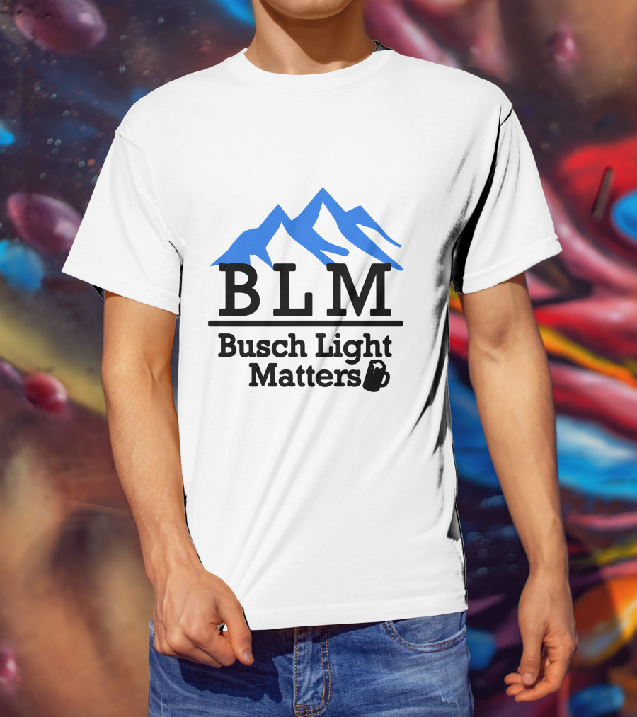 BLM Busch Light Matters Mountain T-Shirt