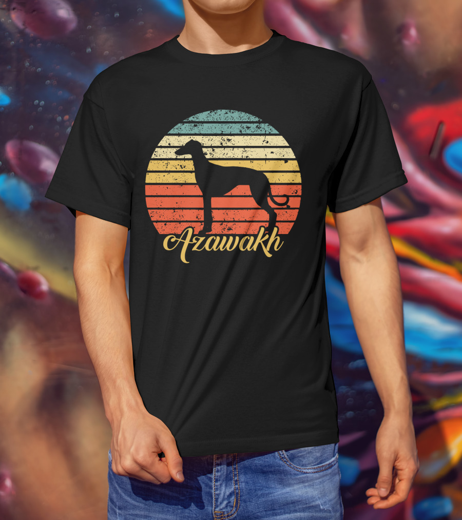 Retro Sunset Azawakh T-Shirt