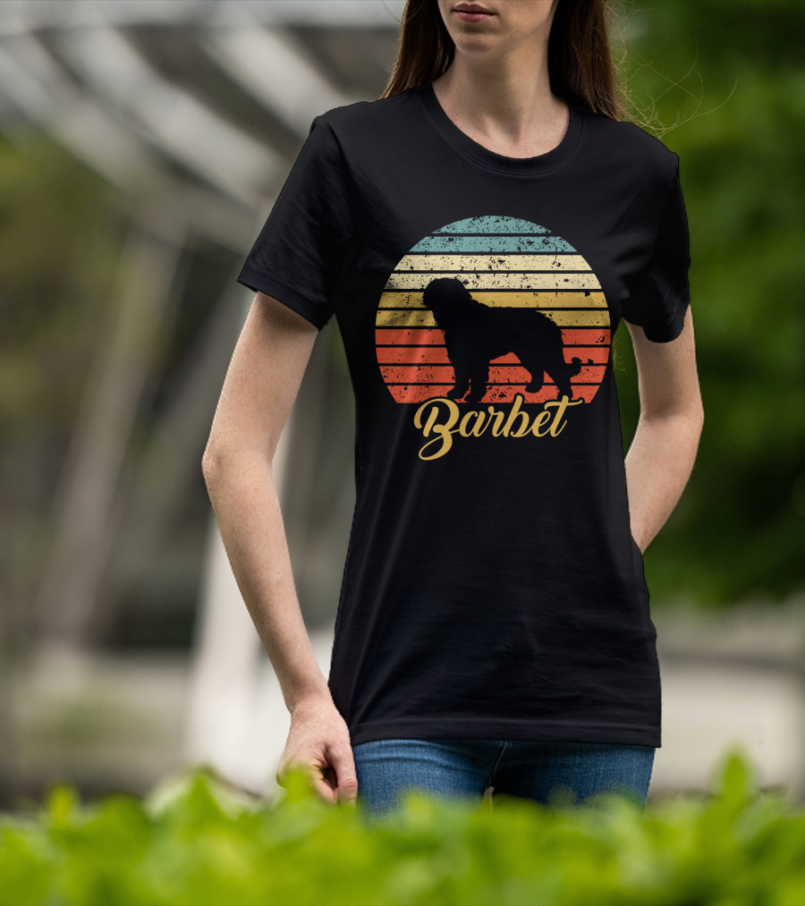 Vintage Barbet Retro Sunset T-Shirt