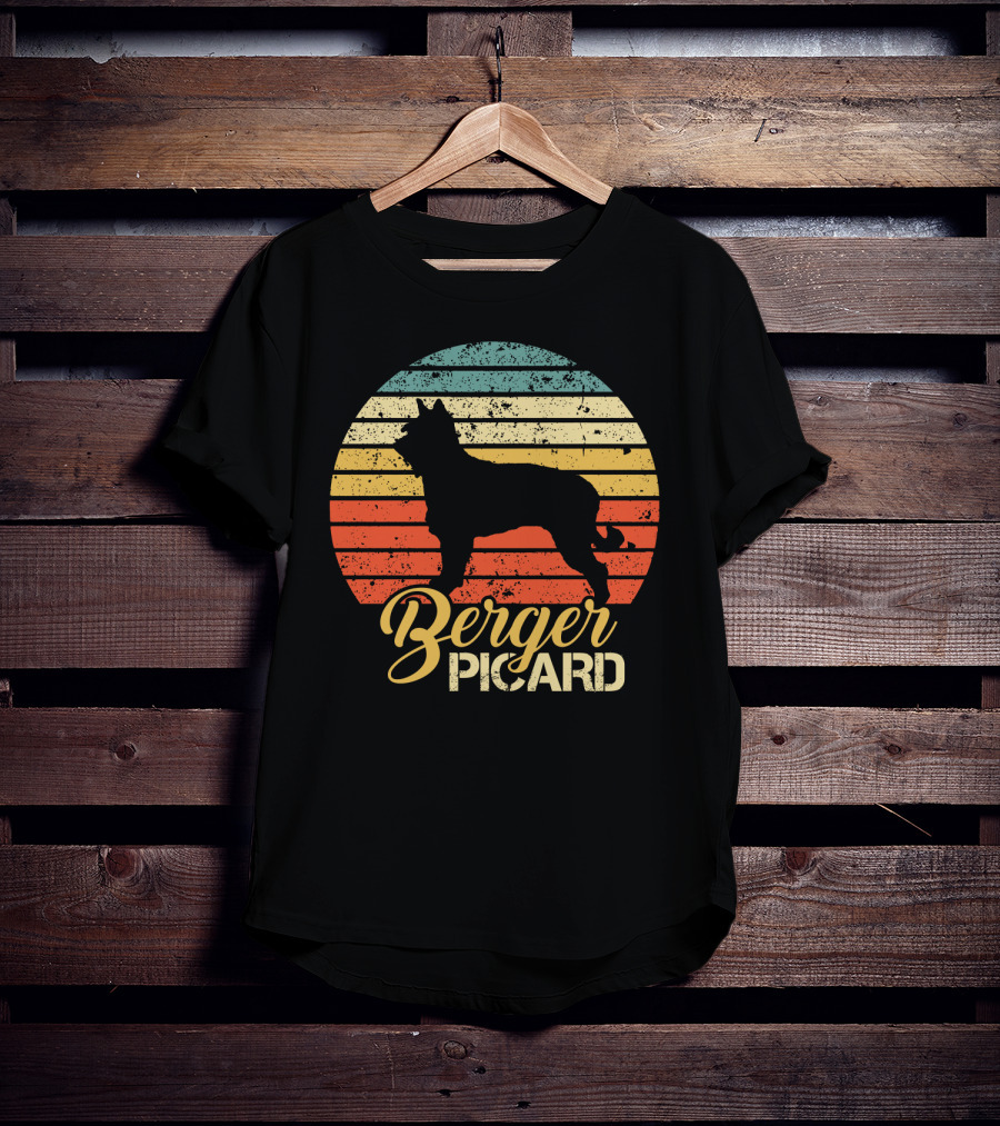 Retro Sunset Berger Picard T-Shirt
