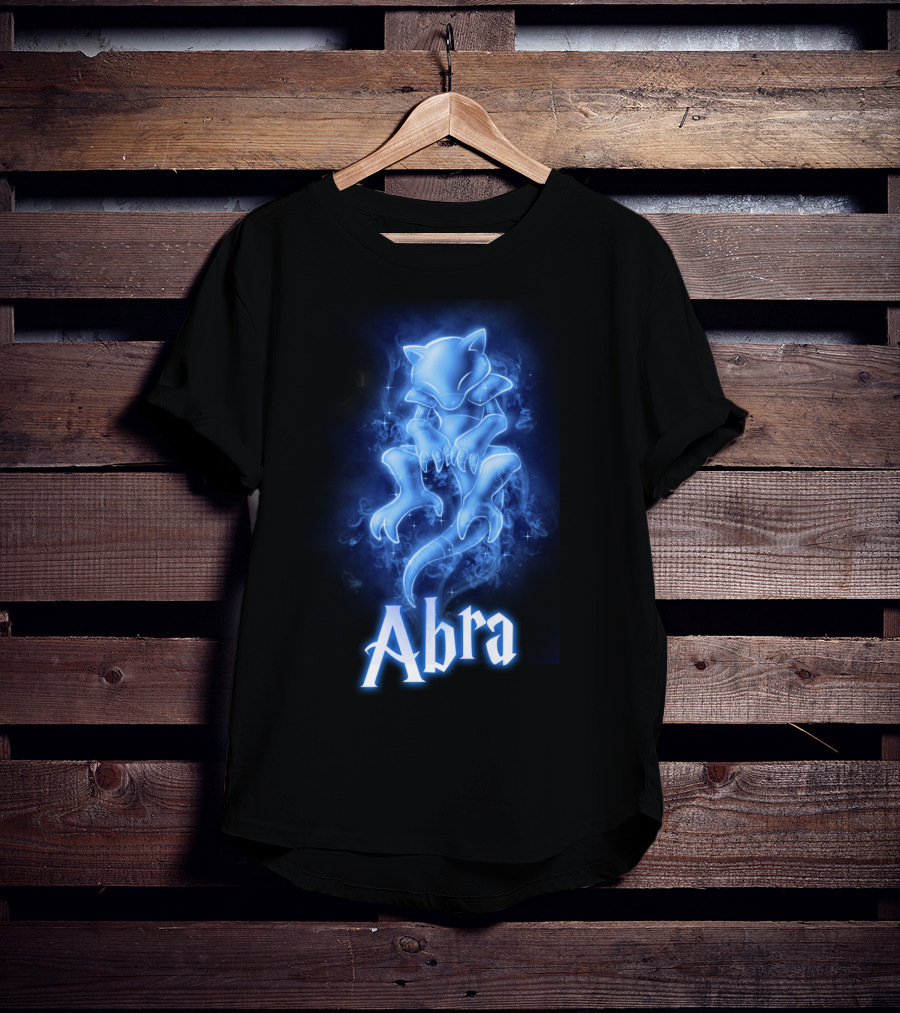 Abra Pokémon Patronus Luminescent Aura T-Shirt