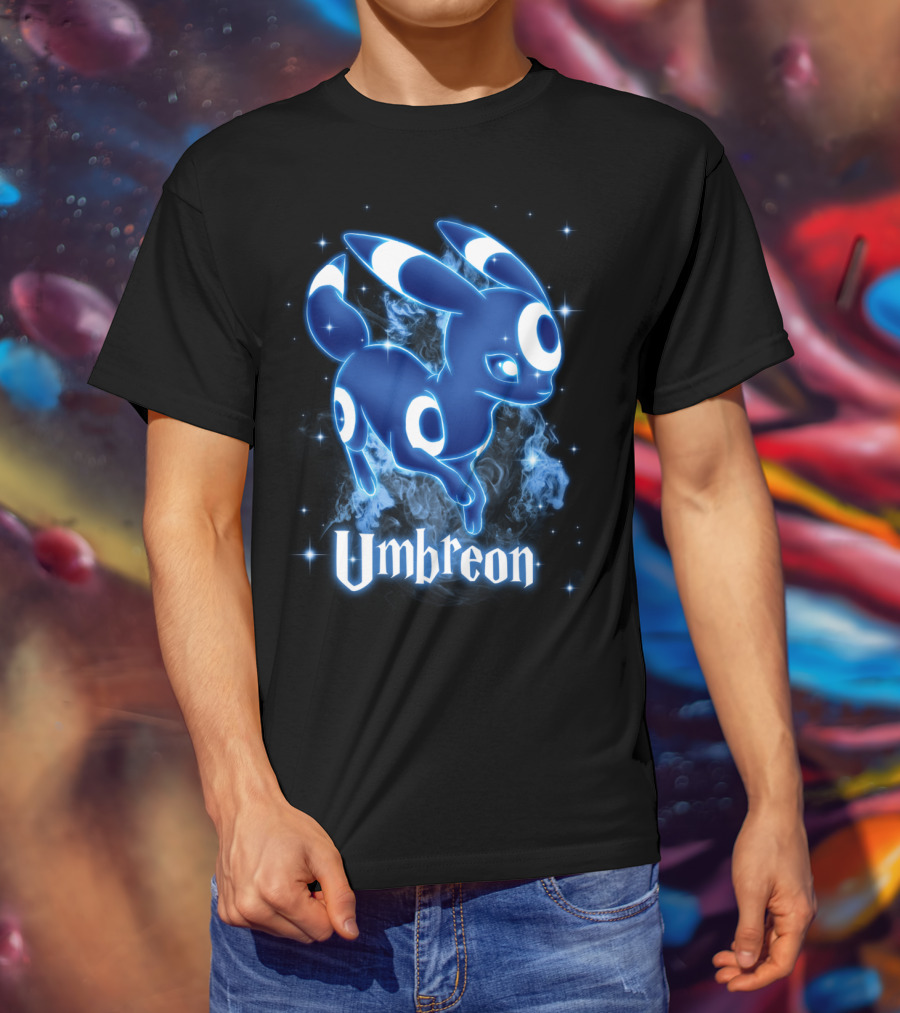 Umbreon Pokemon Patronus Magical Creature Aura T-Shirt