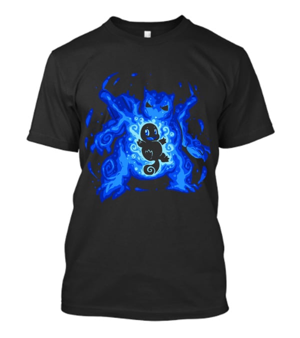 Evolution Pokemon Blastoise Water Type Charizard Elemental T-Shirt
