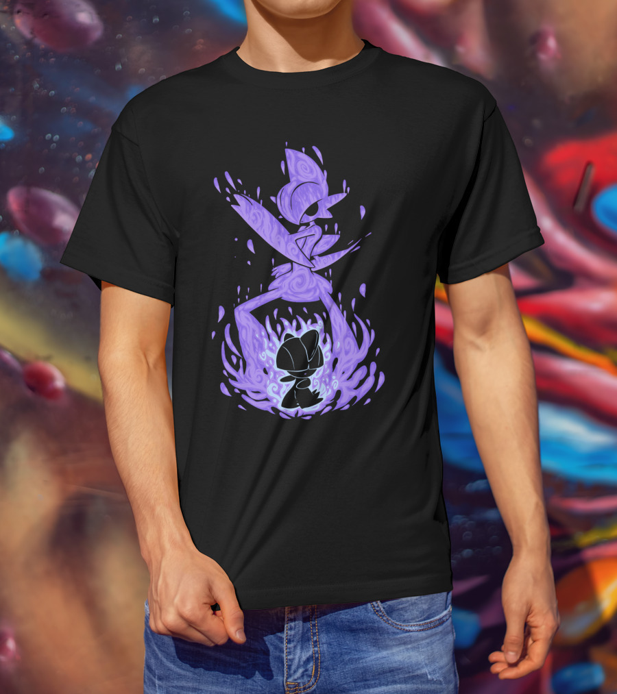 Evolution Pokemon Gallade Shadow Purple Transformation T-Shirt