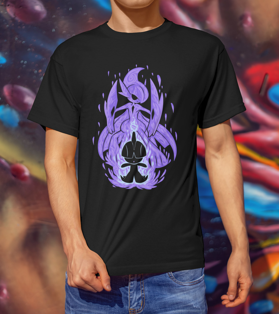 Evolution Pokemon Mega Gallade Purple Aura Transformation T-Shirt