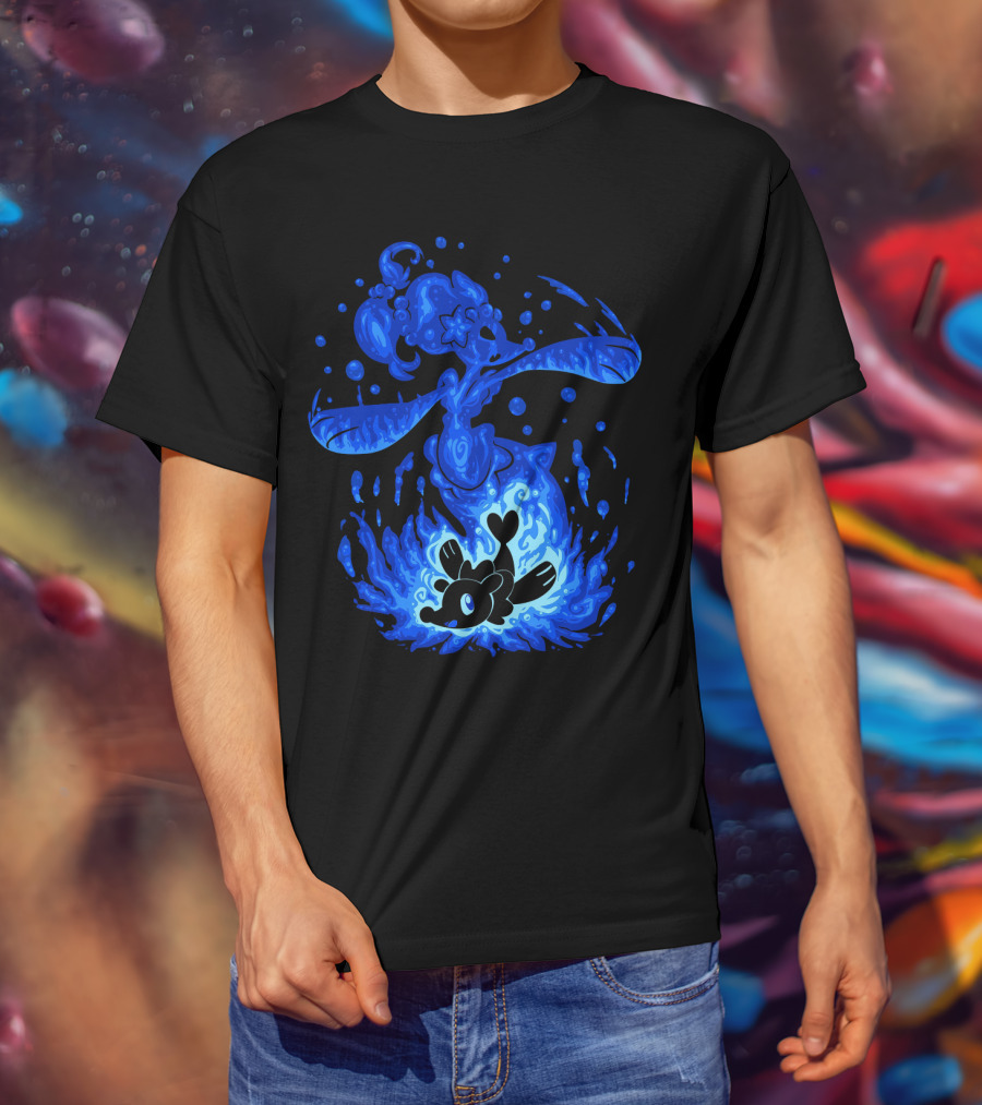 Evolution Pokemon Primarina Alolan Water-Type Transformation T-Shirt
