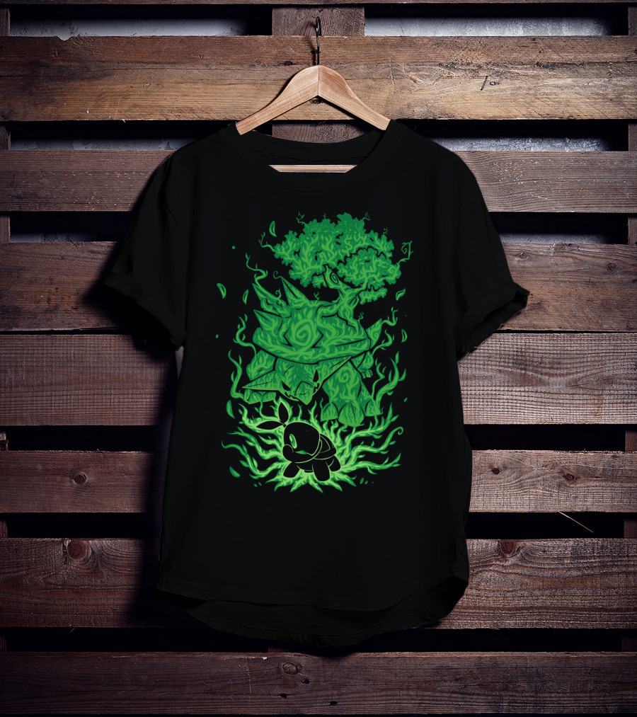 Evolution Pokemon Turtwig Grotle Torterra T-Shirt