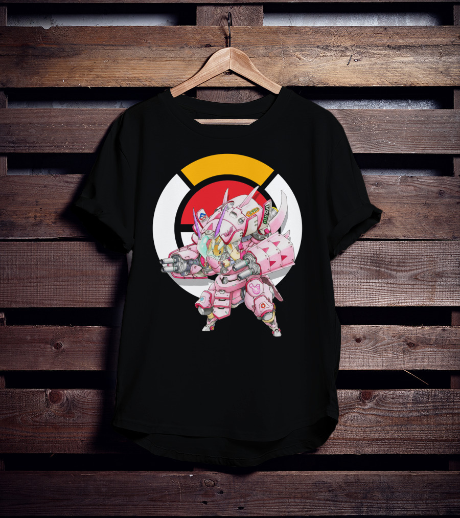 Pokemon X Overwatch Lopunny X Golisopod Mech Fusion T-Shirt