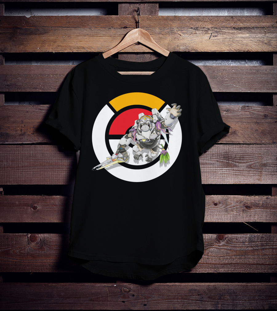 Pokémon Overwatch Crossover Oranguru Winston Pokémon Ball T-Shirt