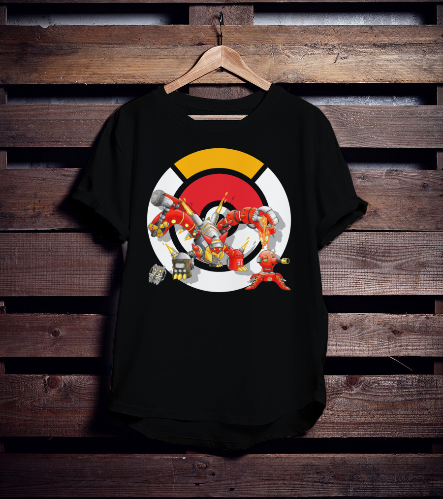 Pokemon X Overwatch Volcanion Torbjorn Mashup T-Shirt