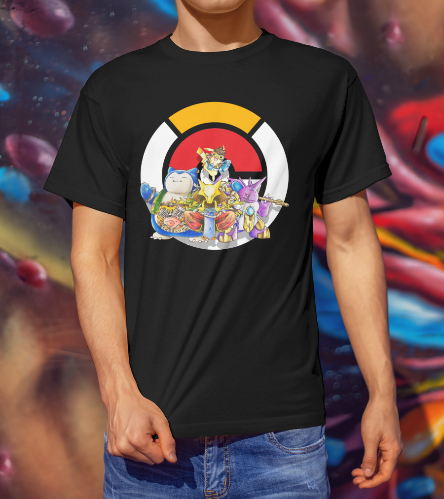 POKEMON X OVER Super Sentai Mashup T-Shirt
