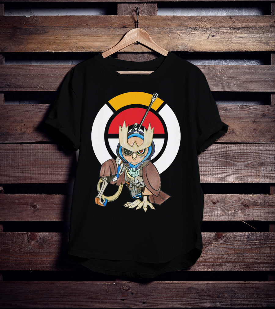 POKEMON X OVERWATCH 36 NOCTOWL X ANA T-Shirt
